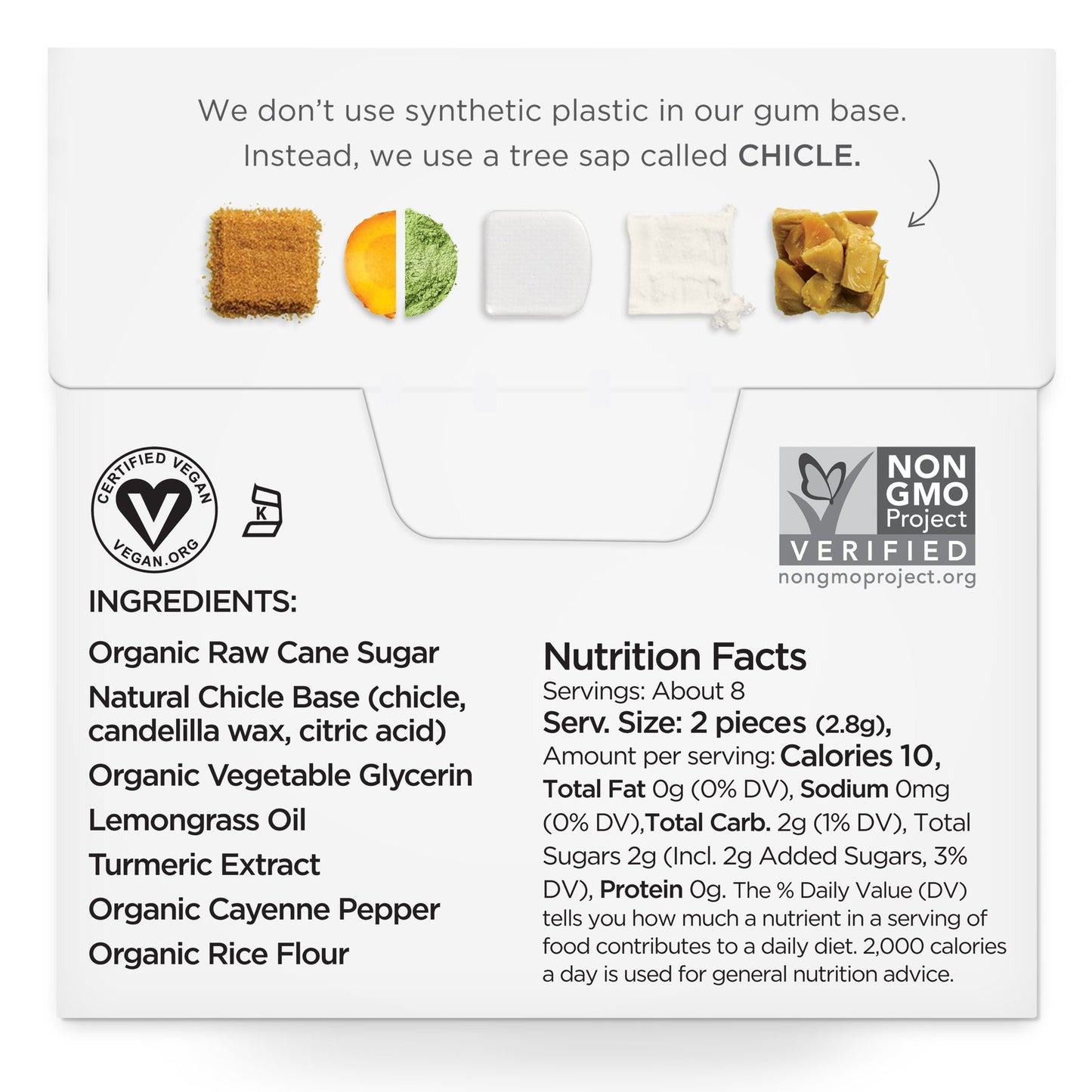 Boost Gum (Lemongrass, Turmeric, Cayenne) - Simply Gum