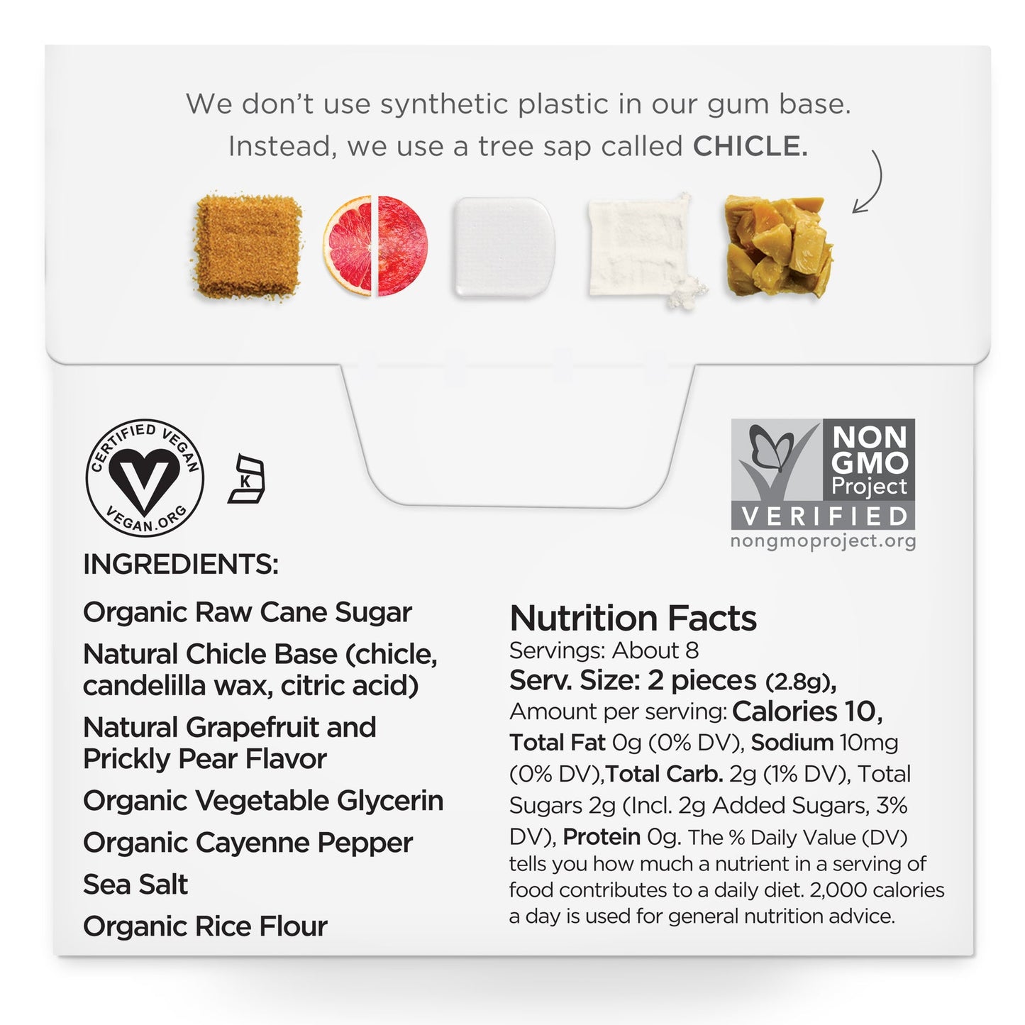 Cleanse Gum (Grapefruit, Prickly Pear, Cayenne, Sea Salt) - Simply Gum