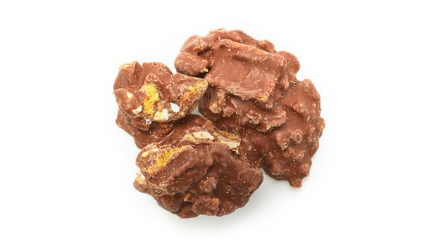 Milk Chocolate Graham Almond Toffee Clusters, Net Wt. 0.43lb