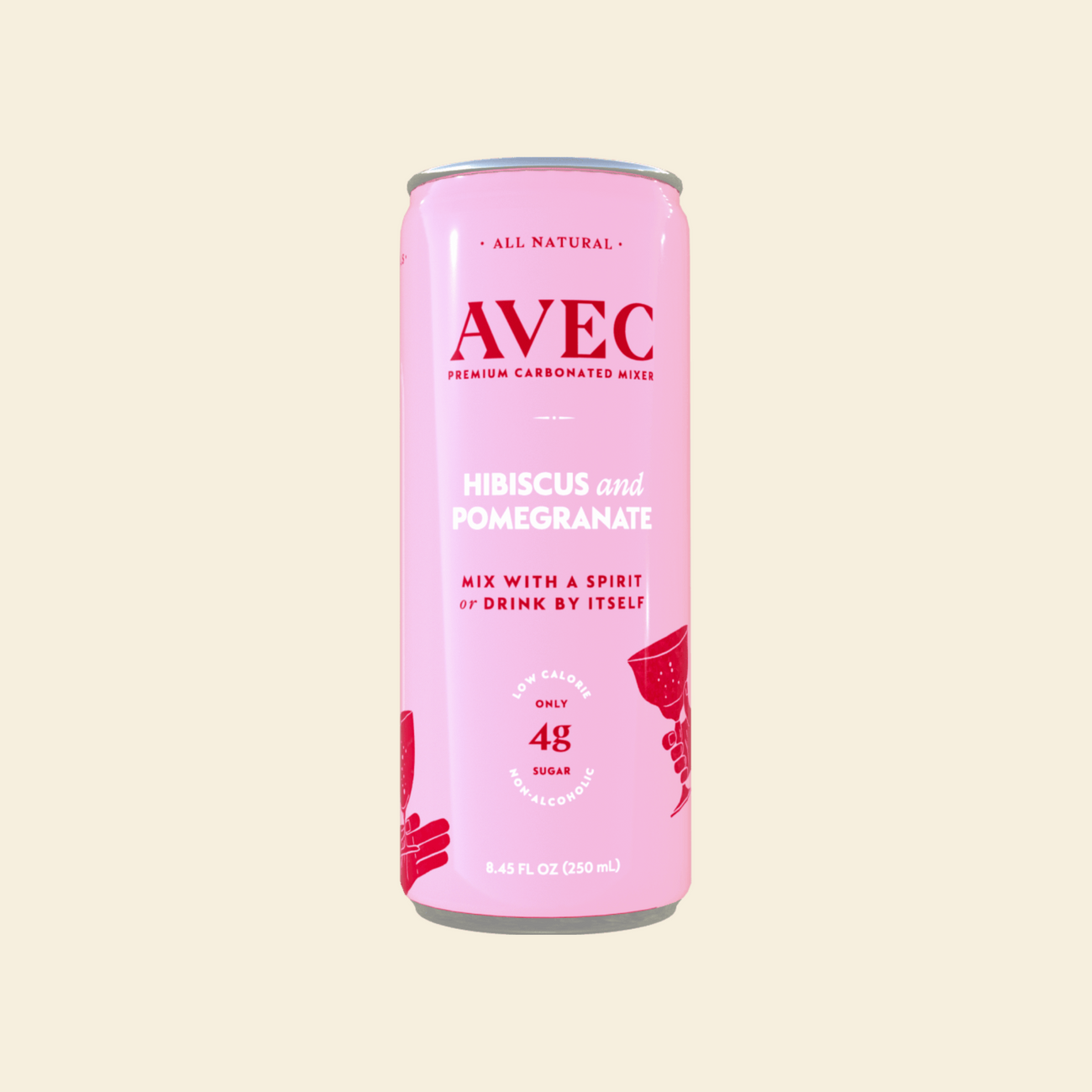 Hibiscus & Pomegranate Carbonated Mixer - Avec