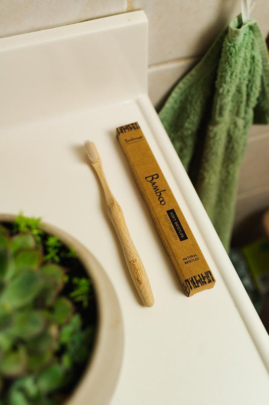 Bamboo Toothbrush, 100% Compostable