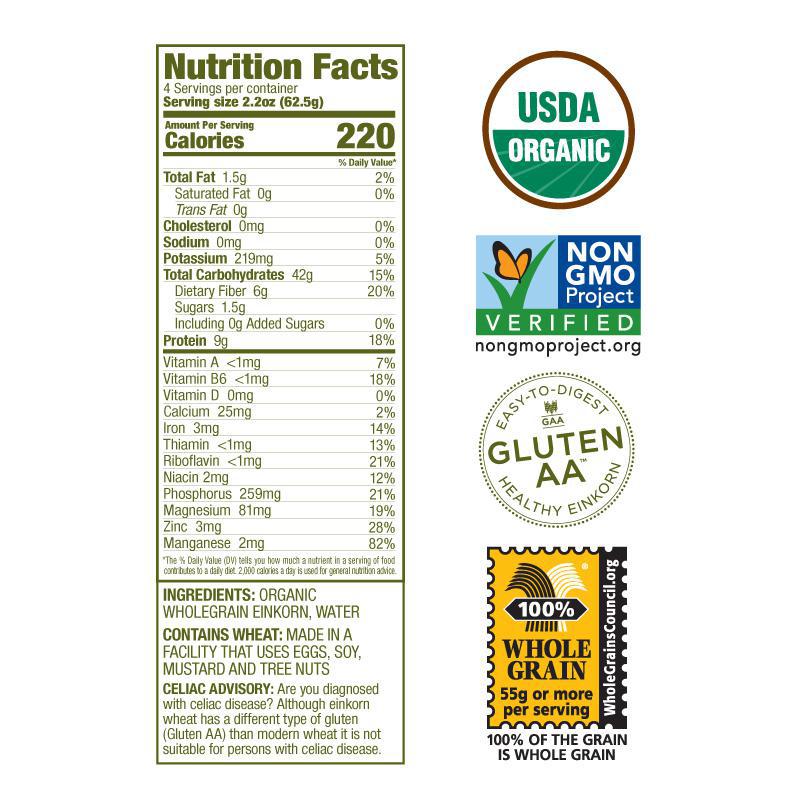 Organic Einkorn Spaghetti 8.8oz - Revival Einkorn