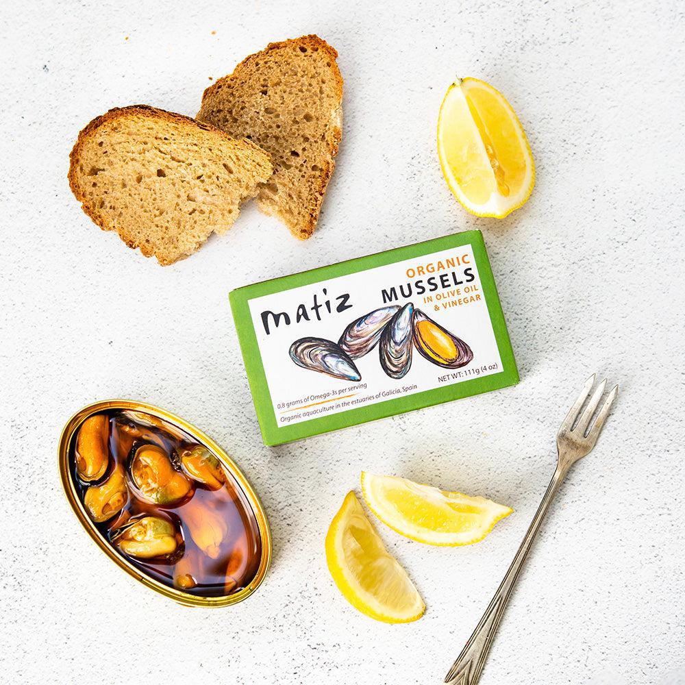 Mussels in Olive Oil & Spices 4oz - Matiz