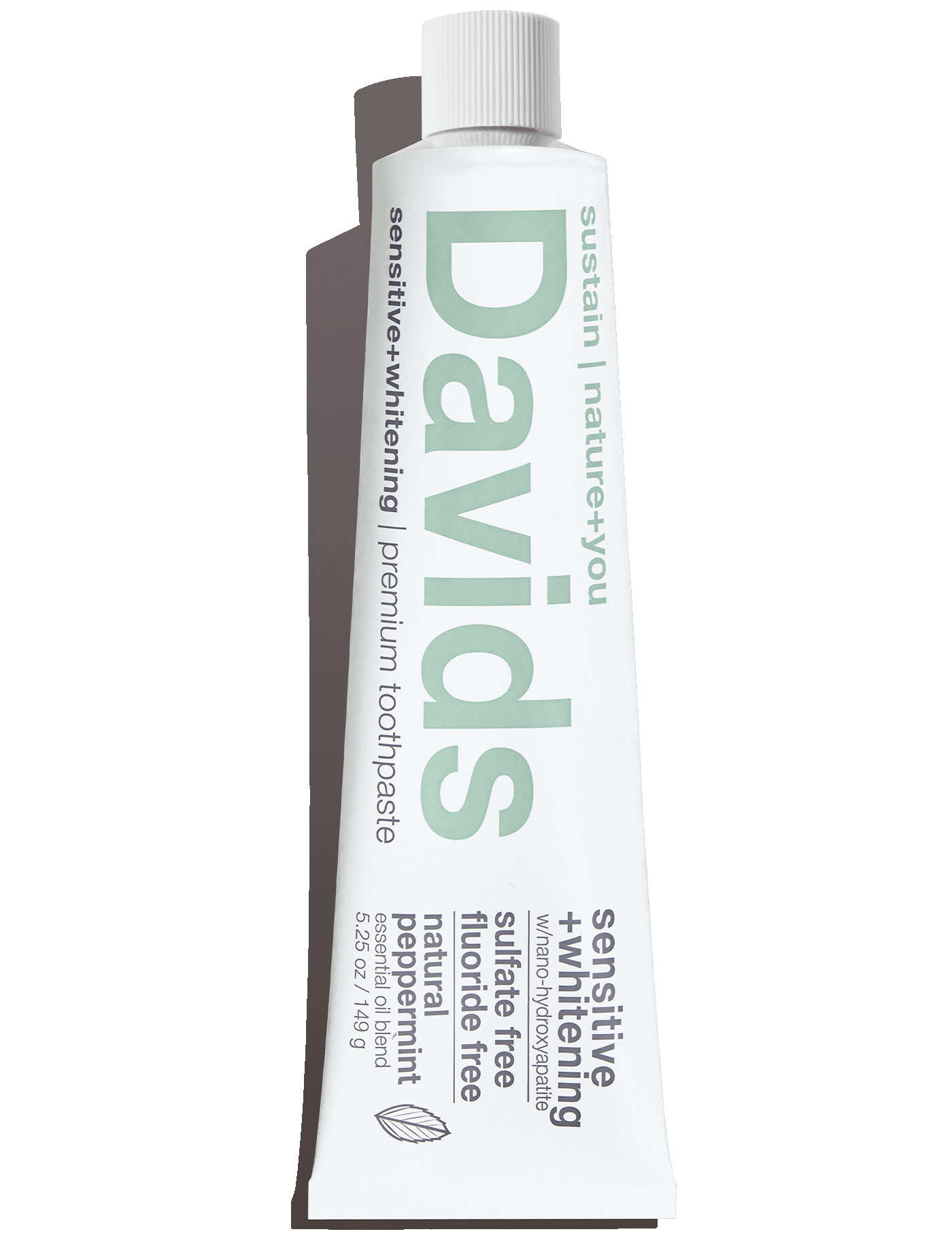 Sensitive + Whitening Peppermint Toothpaste - Davids