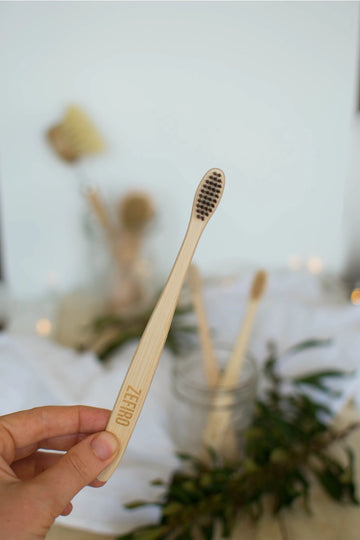 Bamboo Adult Toothbrush - Beige