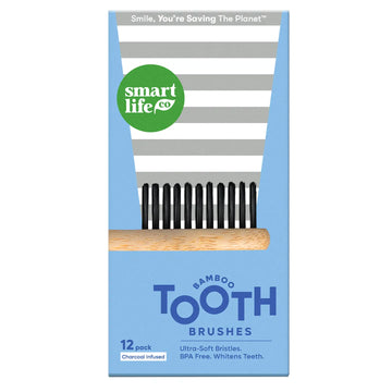 Bamboo Toothbrushes - 12 Pack