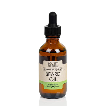Beard Oil For Softening Hair and Skin - Evergreen