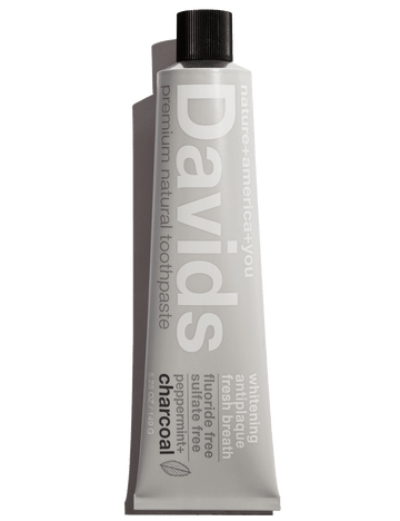 Charcoal + Peppermint Toothpaste - Davids