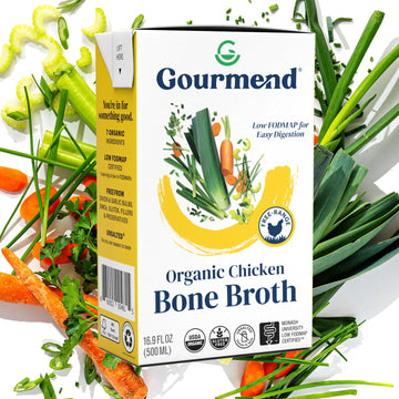 Chicken Bone Broth (Organic, Low Fodmap, Unsalted)