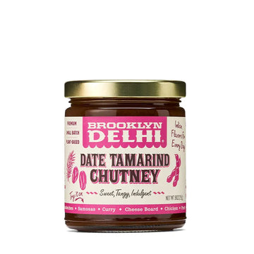 Jar of Brooklyn Delhi Date Tamarind Chutney on a white background