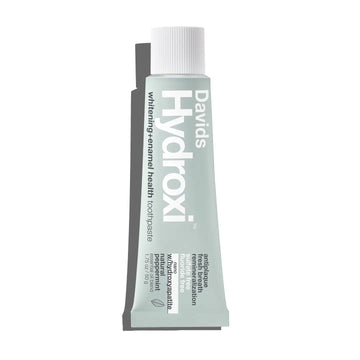 Davids Hydroxi™ Travel Size Toothpaste / Whitening + Enamel Health Nano-Hydroxyapatite / Peppermint / 1.75 oz