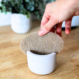 Diatomite Sponge Holder grey