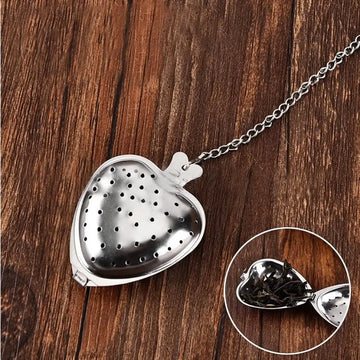 Heart-Shaped Stainless Steel Tea Infuser For Loose Leaf Teas