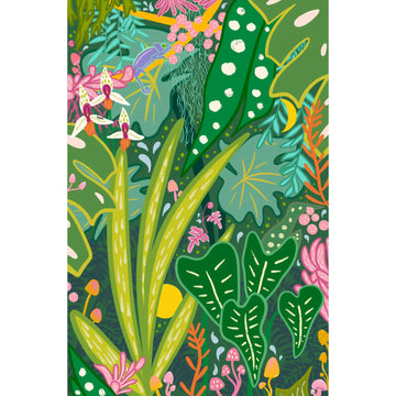 "Into the Jungle" Eco Recycled Greeting Card