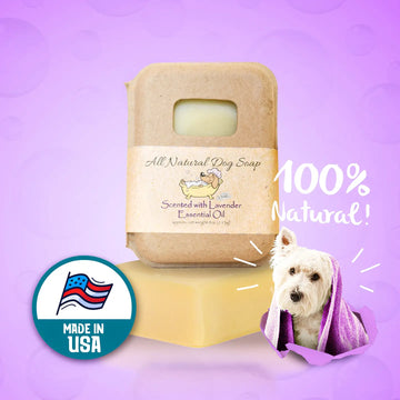 Lavender Dog Shampoo Bar