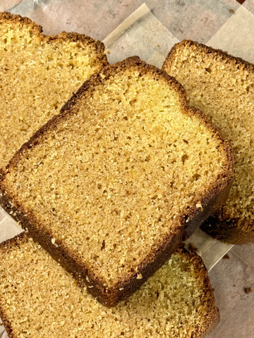 Lemon Cornmeal Cake, 1 inch Slice