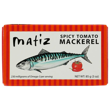 Matiz Spicy Tomato Mackerel - 3 oz Tin