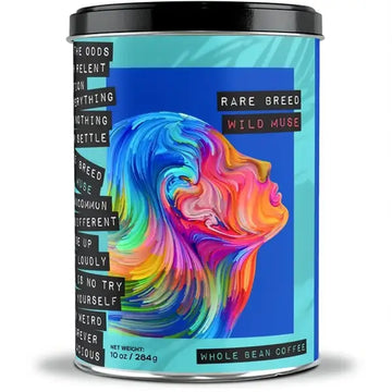 Natural Process Whole Bean Coffee, Wild Muse, 10oz
