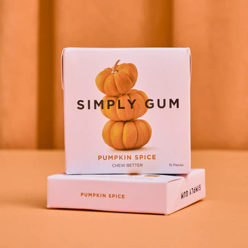 Pumpkin Spice Chewing Gum - Natural + Plastic-Free