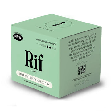 Regular Absorbency Organic Non Applicator Tampons (18 Ct)