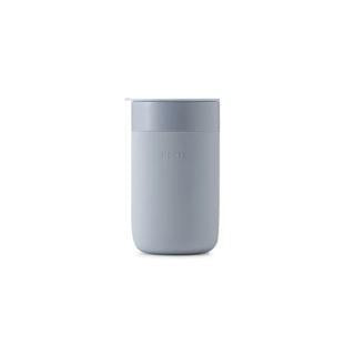 Reusable Ceramic Mug 16oz light grey