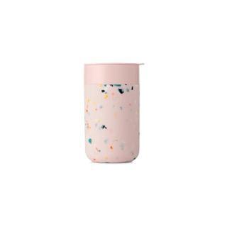 Reusable Ceramic Mug 16oz pink