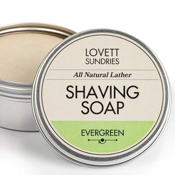 Shaving Soap For Long Lasting Natural Lather - Evergreen