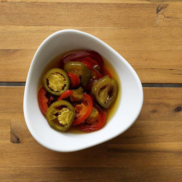 Sliced Hot Cherry Peppers 16oz