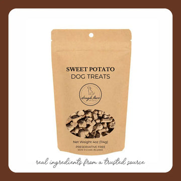 Sweet Potato Dog Treats, Small Batch, Oven Baked