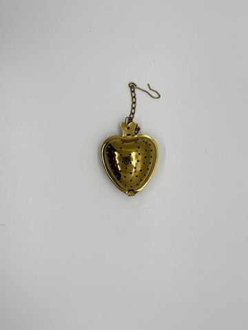 Tea Infuser Heart Shape Gold
