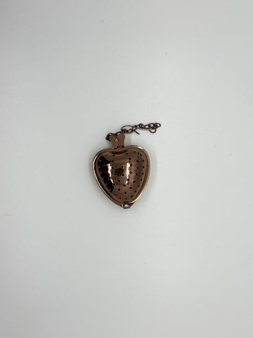 Tea Infuser Heart Shape Rose Gold