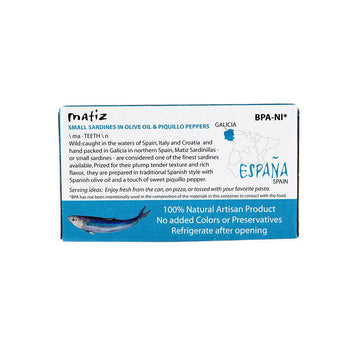 Wild Sardines in Spanish Olive Oil 4.2oz - Matiz