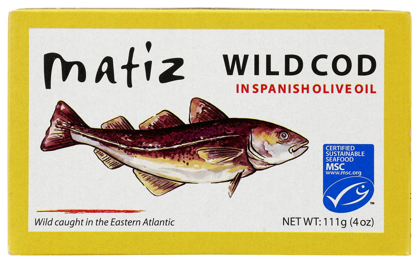 Wild Cod in Spanish Olive Oil 4oz - Matiz