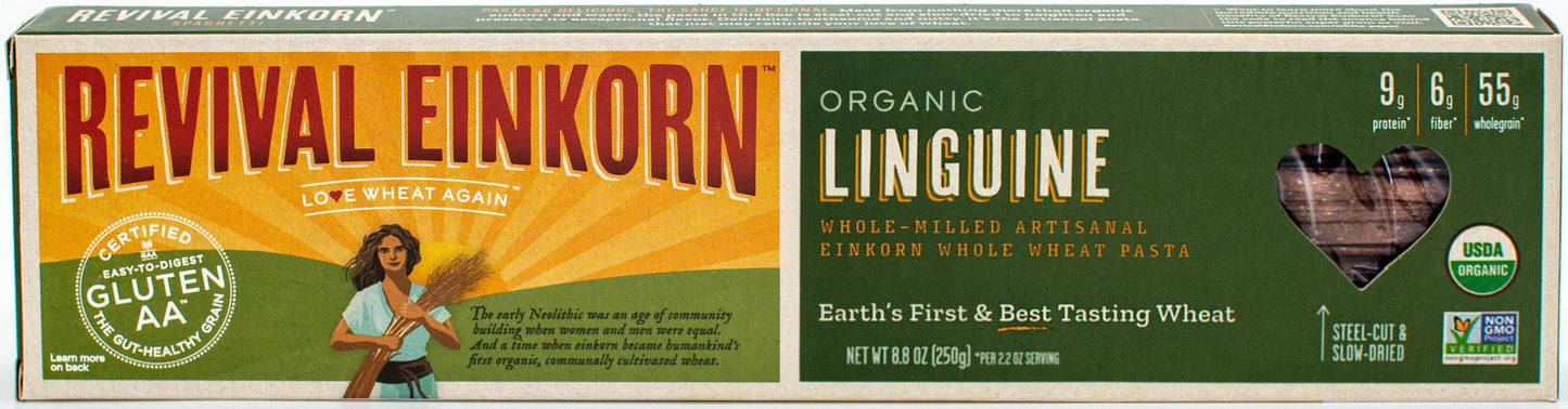 Organic Einkorn Linguini 8.8oz - Revival Einkorn