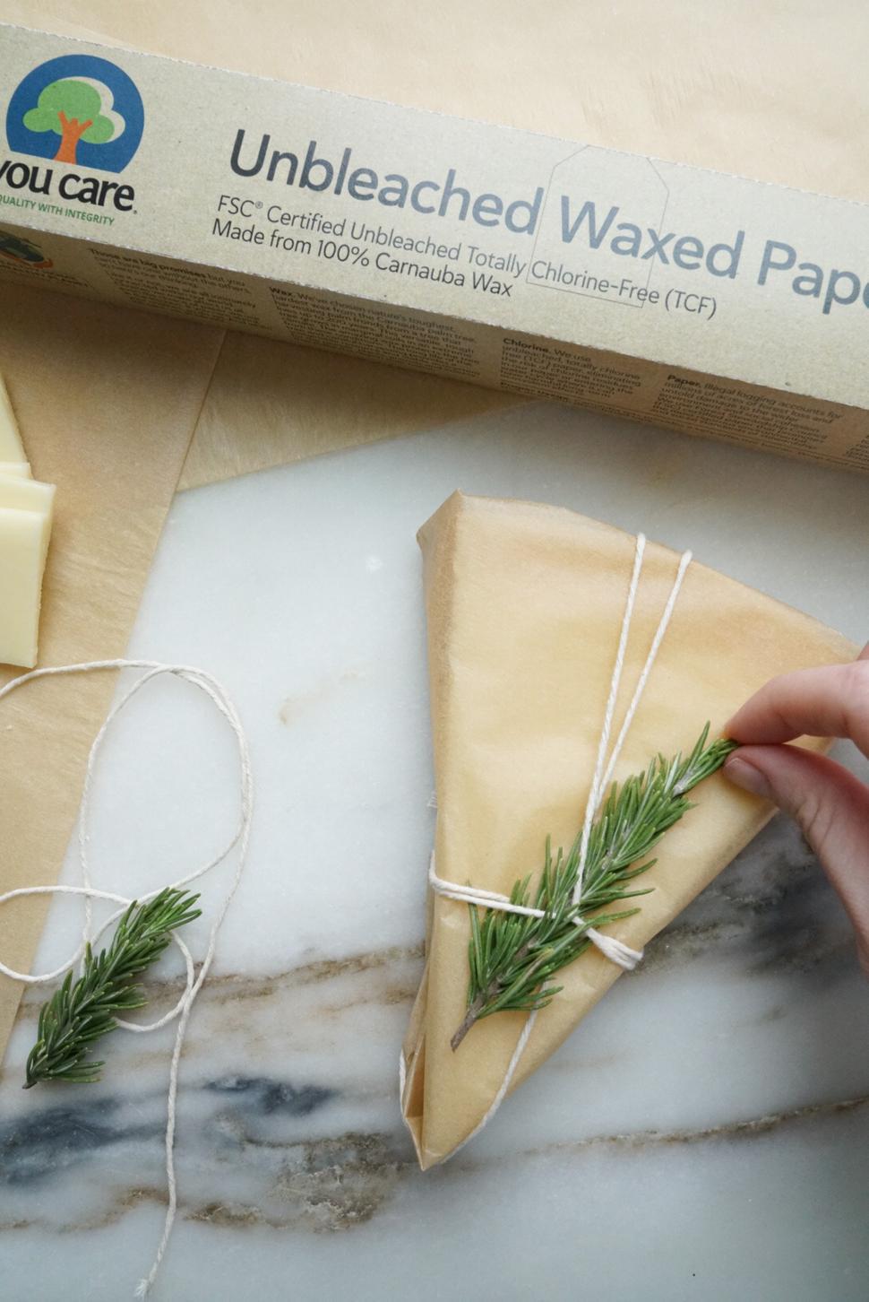 Unbleached Waxed Paper, 75 sq ft.