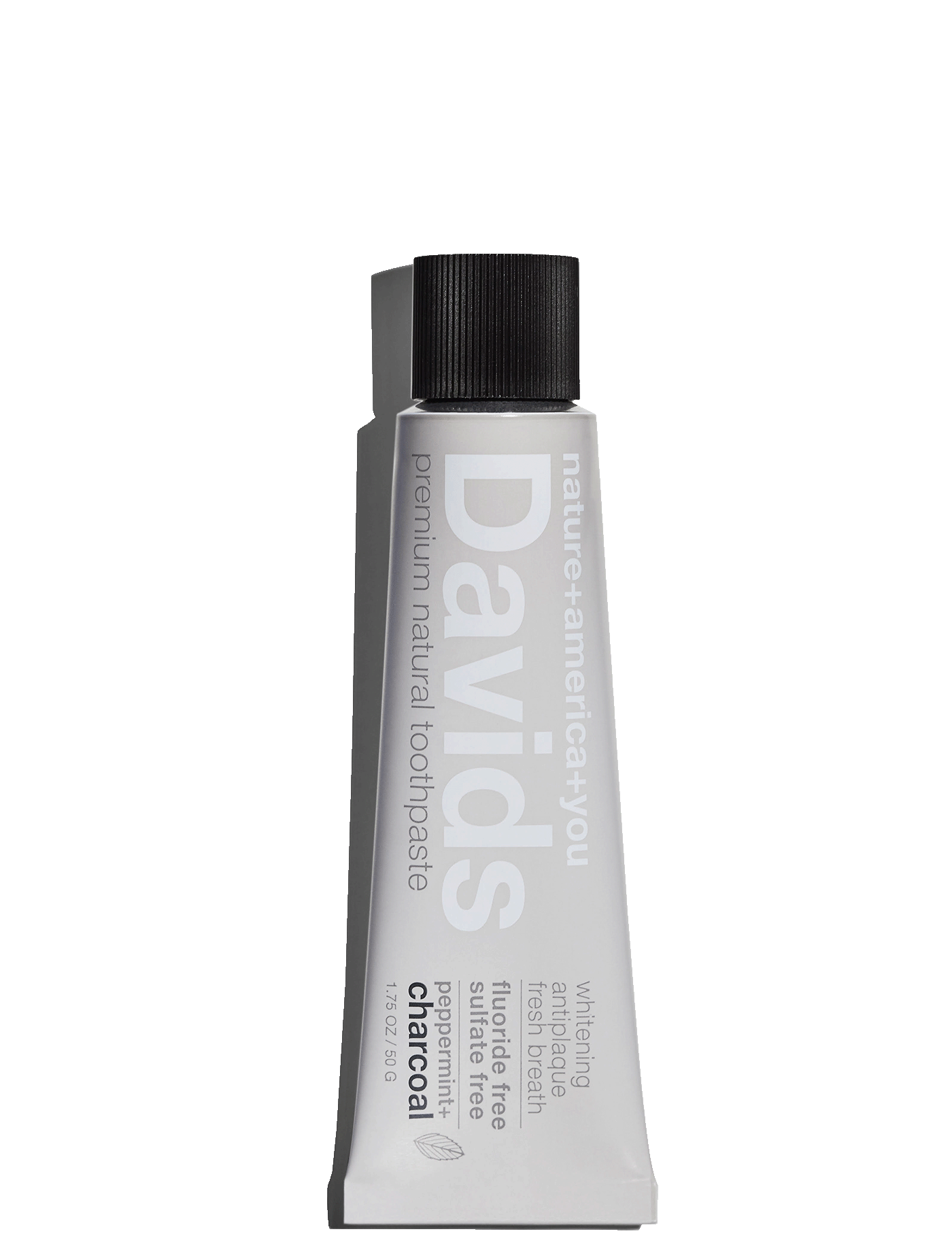 Travel Size Charcoal + Peppermint Toothpaste - Davids