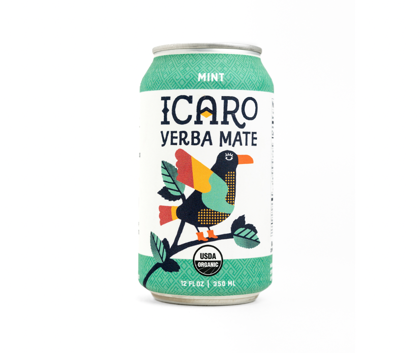 Icaro Mint Yerba Mate 12oz Can