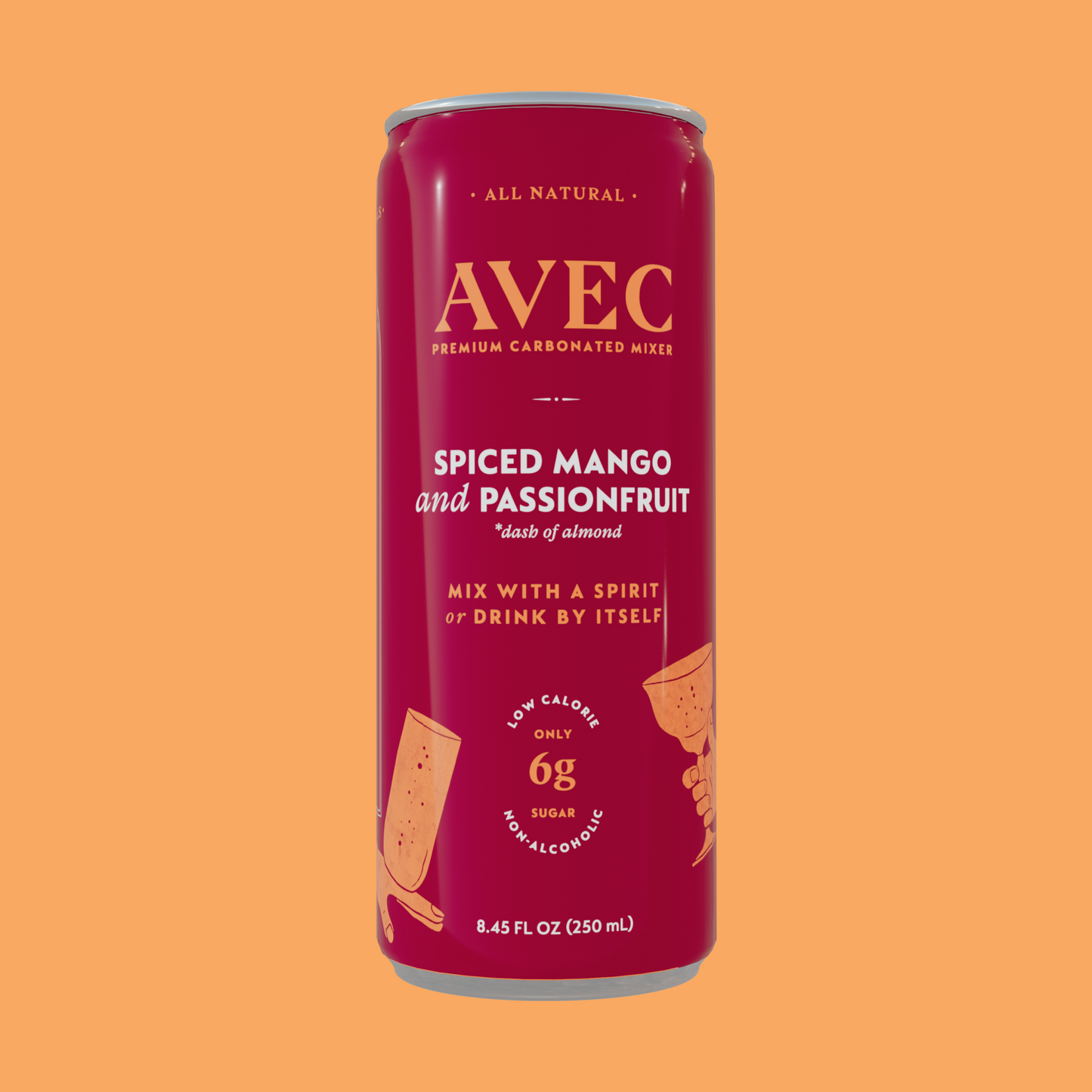Spiced Mango & Passionfruit Carbonated Mixer - Avec