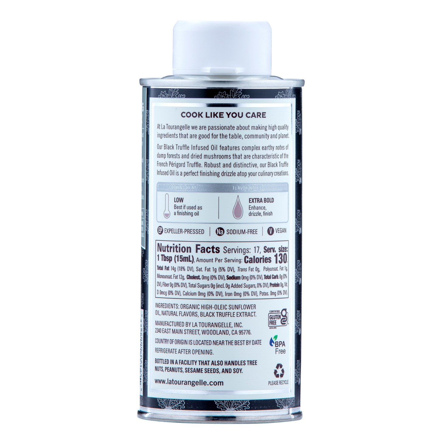Black Truffle Oil, 250ml - La Tourangelle