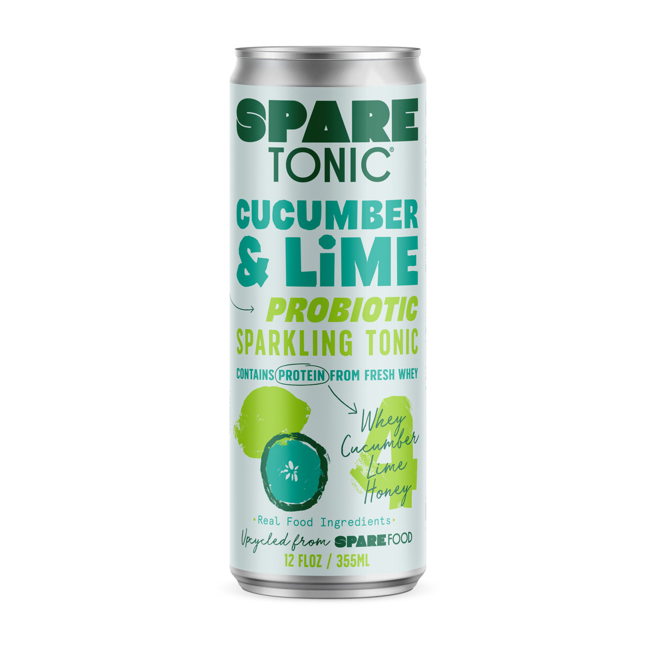 Cucumber & Lime Tonic 12oz - Spare Tonic