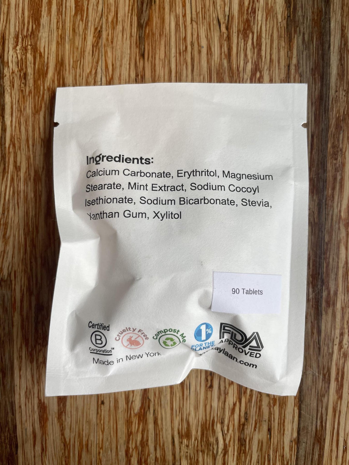 Kaylaan, Non-Fluoride Refill Pack, Mint 90ct