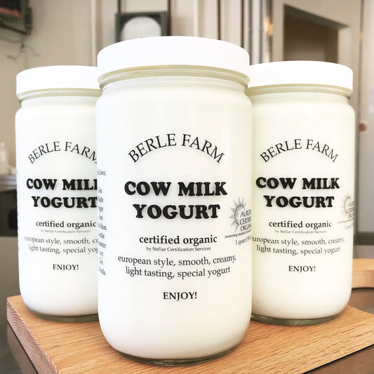 Yogurt, Plain Organic 32oz - Berle Farm