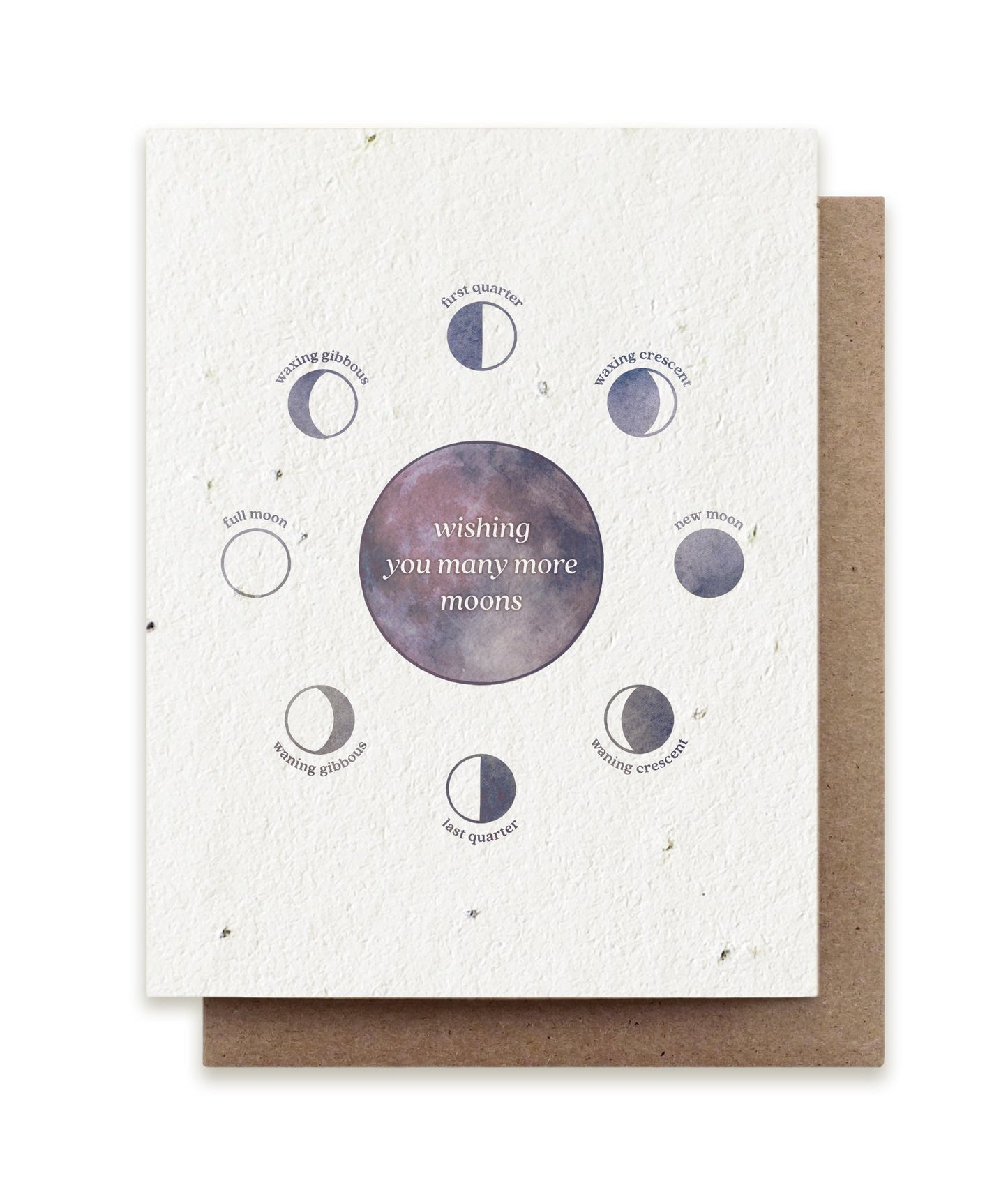 Birthday Moon Phase Plantable Herb Card