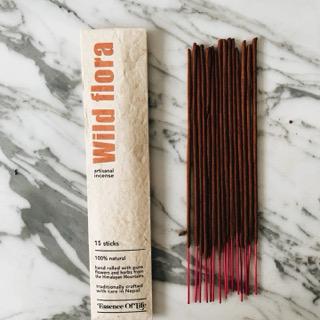 Handcrafted 100% Natural Artisanal Incense, Wild Flora
