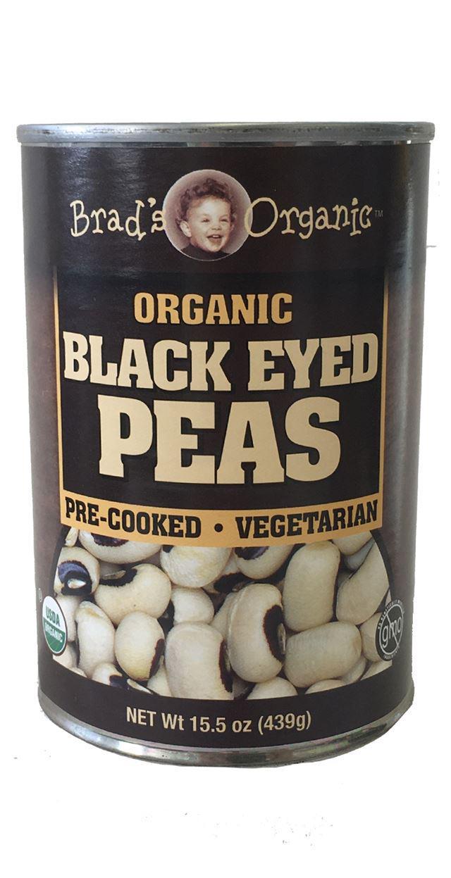 Black Eyed Peas, Organic 15.5oz - Brad's Organic