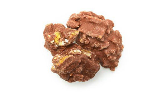Milk Chocolate Graham Almond Toffee Clusters, Net Wt. 0.43lb