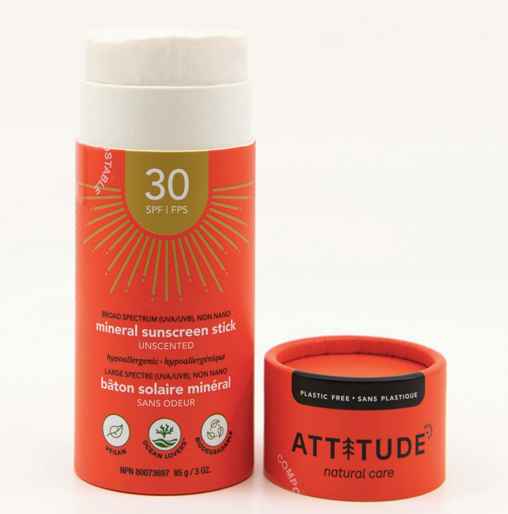 Mineral Sunscreen Stick SPF 30 - Attitude 3oz