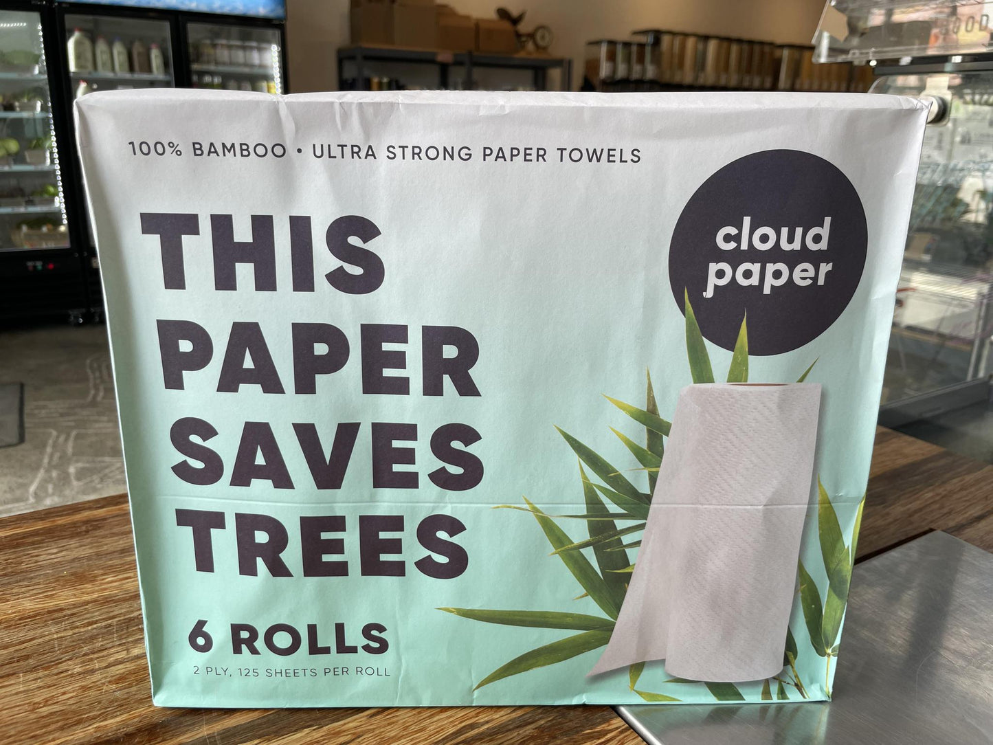 Bamboo Paper Towels, 6-pack - Cloud Paper