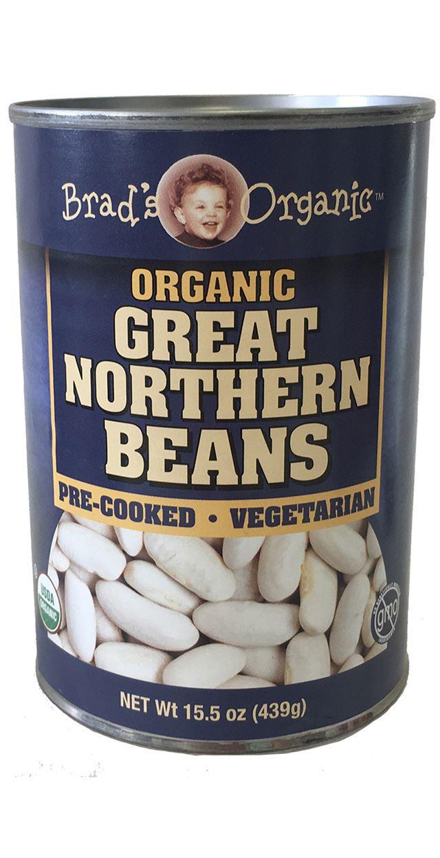 Great Northern Beans, Organic 15.5oz - Brad's Organic