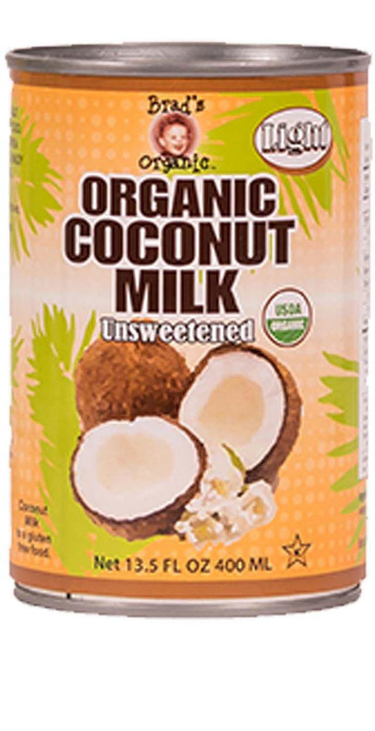Coconut Milk, Light, Organic 13.5oz - Brad's Organic